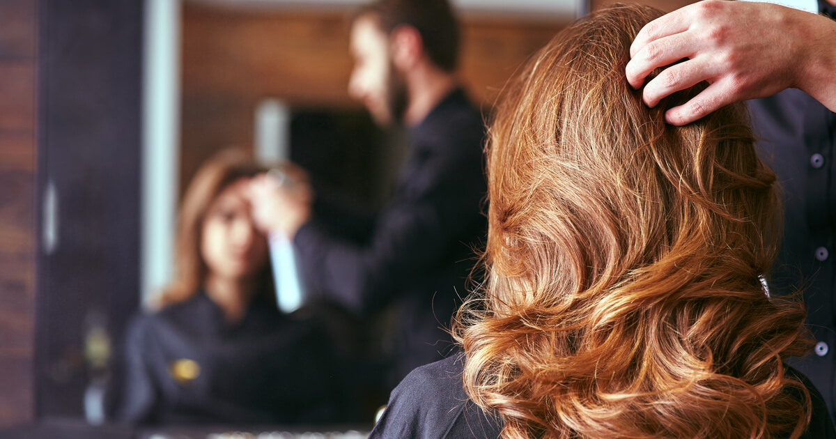 美容院　看板　デザイン　アイキャッチ
